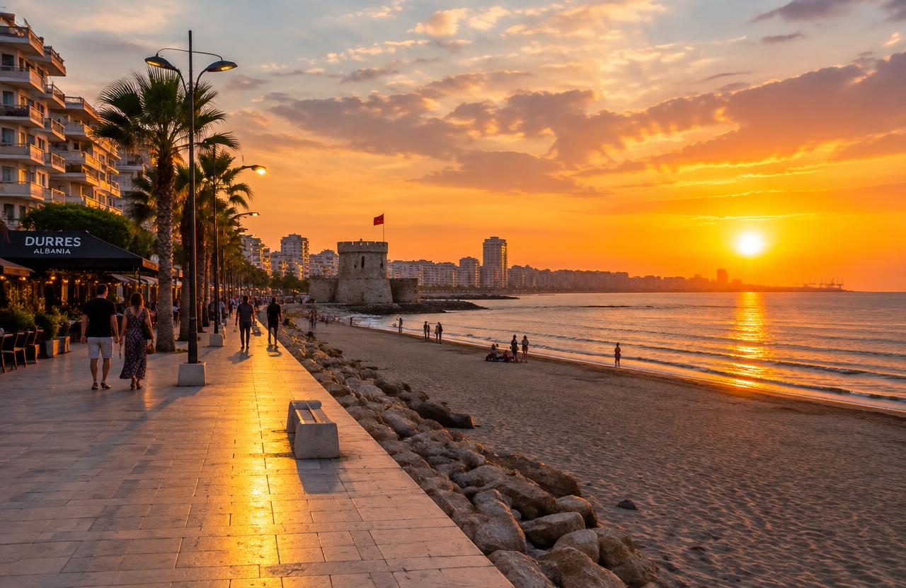 Durrës, Albania NomadBase home (illustrative)